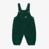 Salopette Verte En Velours Côtelé, Bébé