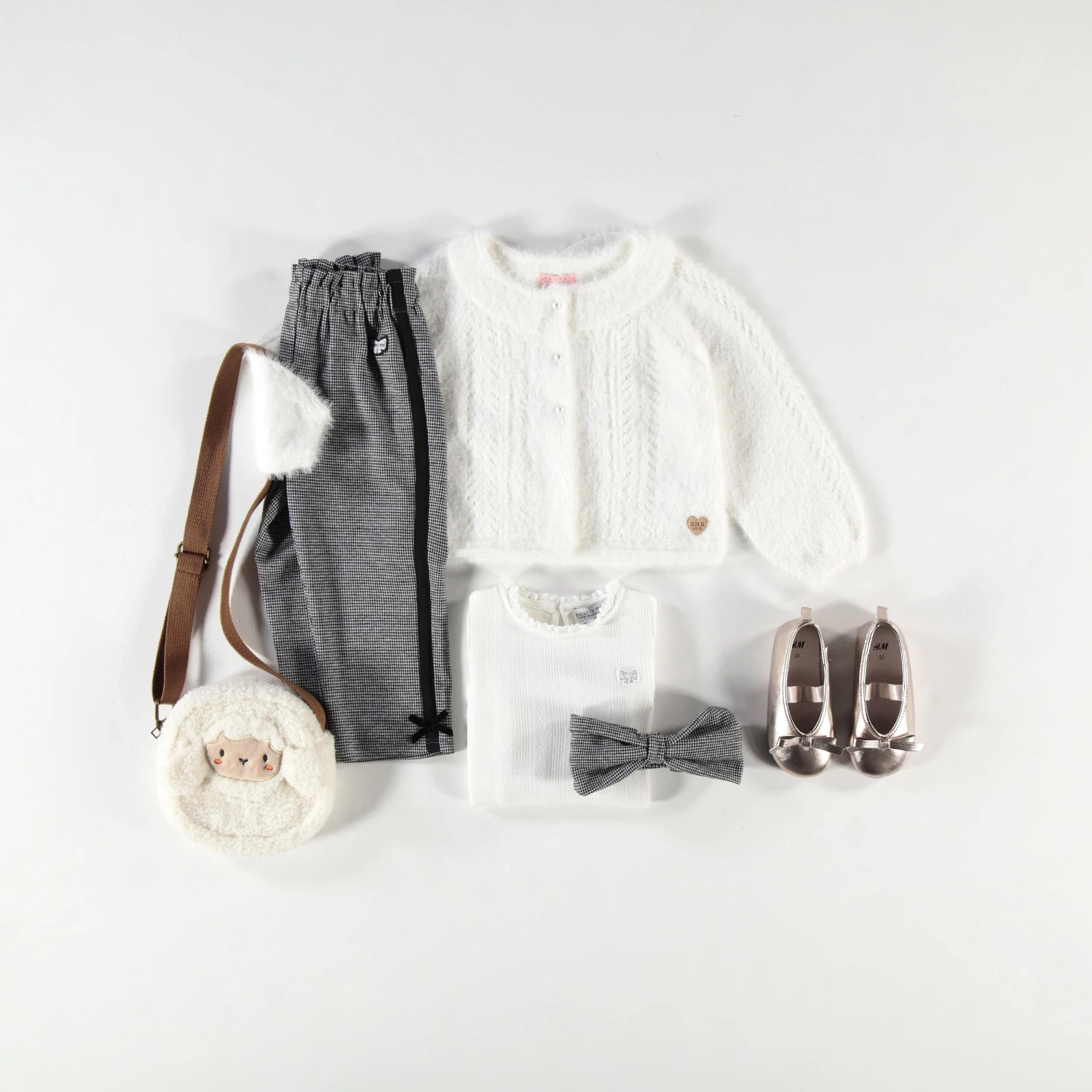 Pantalon à Motif Pied-de-poule, Bébé 3 Pantalon à Motif Pied-de-poule, Bébé – Image 3