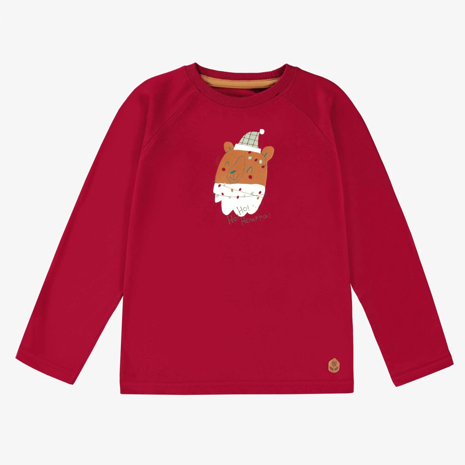 T-shirt Rouge Avec Illustration Des Fêtes, Enfant 1 T-shirt Rouge Avec Illustration Des Fêtes, Enfant