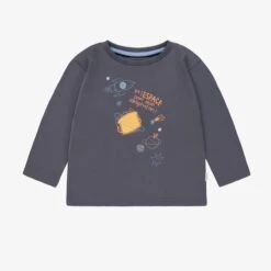T-shirt Gris Foncé Avec Illustration, Bébé