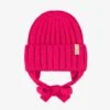 Tuque Rose Framboise En Tricot, Bébé