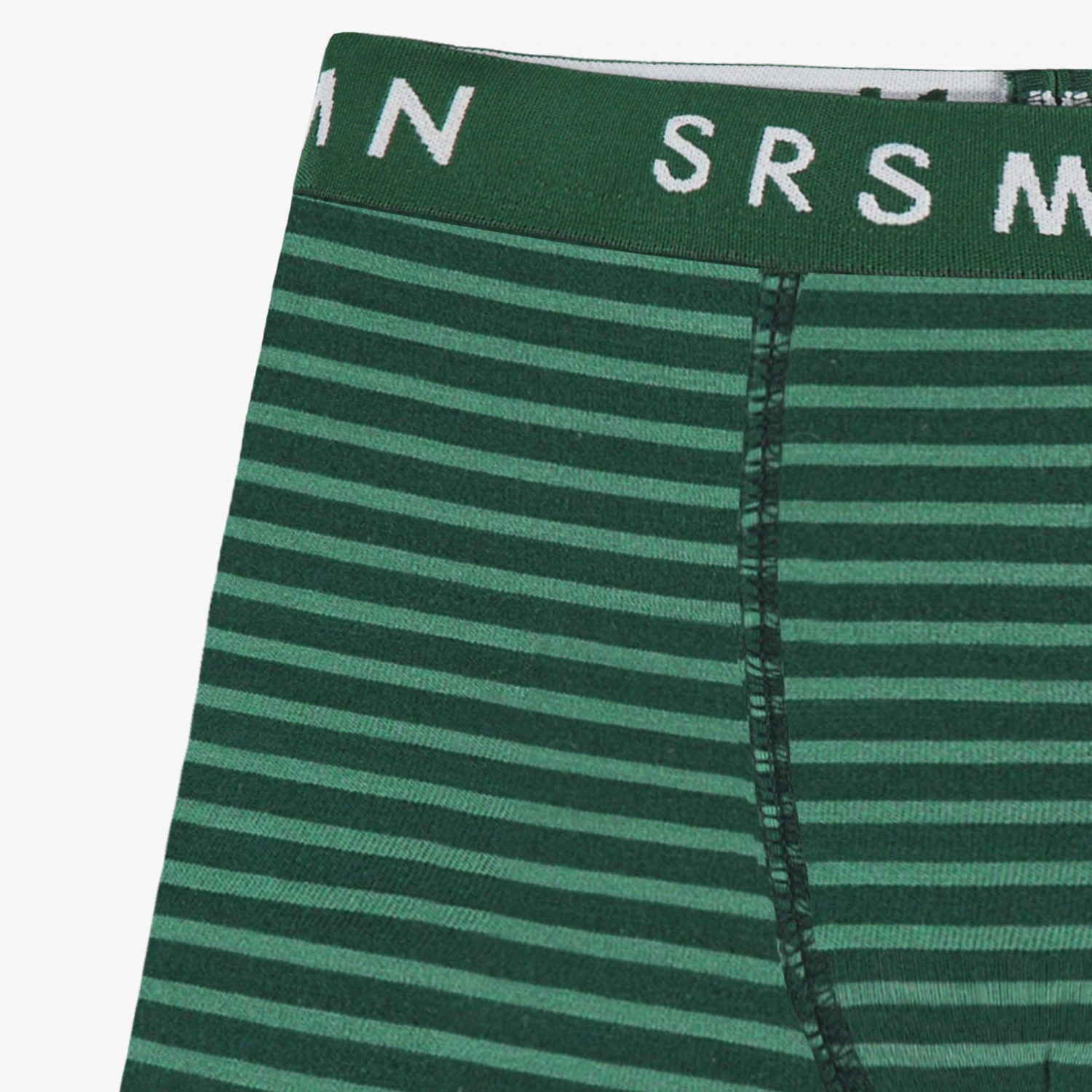 Boxer Vert à Rayures, Enfant 2 Boxer Vert à Rayures, Enfant – Image 2