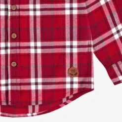 Chemise Rouge à Carreaux, Enfant -Souris Mini Boutique Zoom chemise rouge carreaux enfant jpeg