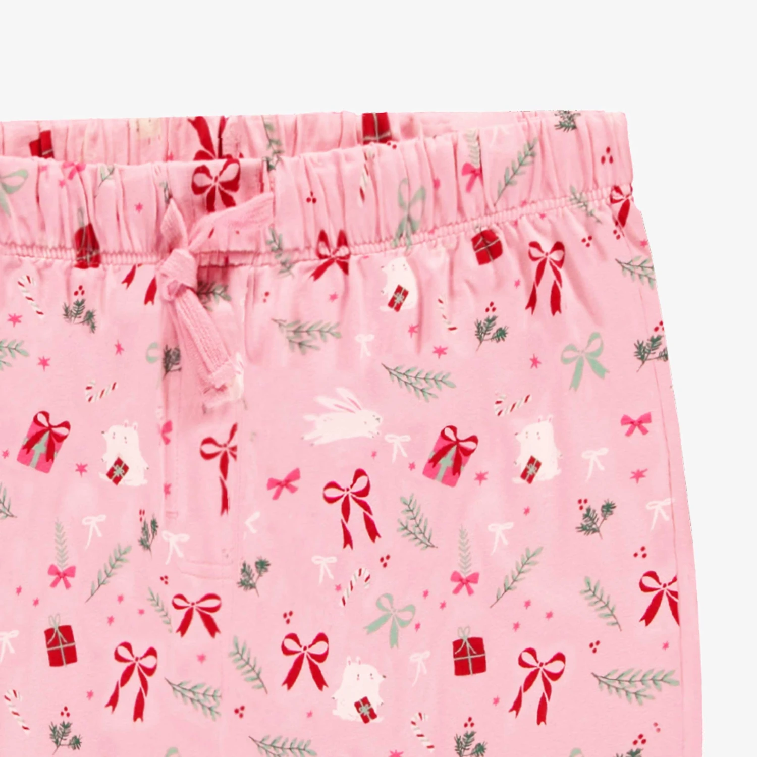 Pantalon De Pyjama Rose à Motifs Des Fêtes, Adulte 3 Pantalon De Pyjama Rose à Motifs Des Fêtes, Adulte – Image 3