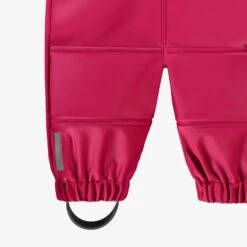 Salopette De Pluie Rose, Bébé 11 Salopette De Pluie Rose, Bébé -Souris Mini Boutique Zoom details salopette de pluie rose bebe 0920004B