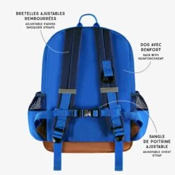 Sac à Dos Bleu, Enfant -Souris Mini Boutique bleu bilingue 2