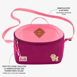 Sac à Lunch Rose, Enfant -Souris Mini Boutique rose bilingue 1 78d277f6 5df5 4123 bcf3 139c8802b21c